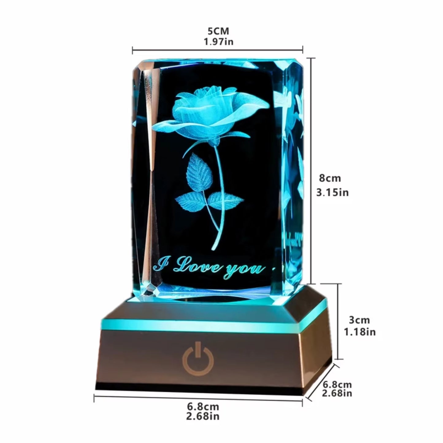 Exquisite Vibrant LED Rose Night Light - Beautiful, Colorful Anniversary, Christmas, Valentine'S Day, Birthday Gift for Mother,