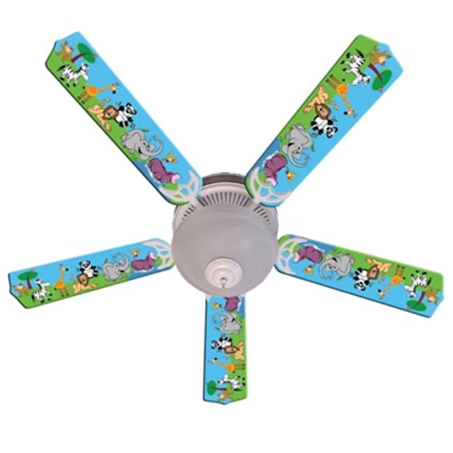 Ceiling Fan Designers 52FAN-IMA-JPA Jungle Party Animals Ceiling Fan 5