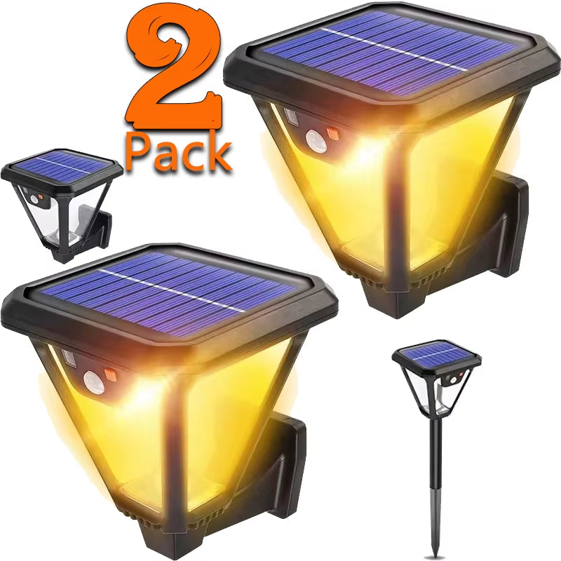 2IN1 Outdoor Solar Camping Wall Lamps Lawn Lamps Floor Lamp LED Induction Lamps Garden Landscape Lamps Decorative Tungsten Lamp